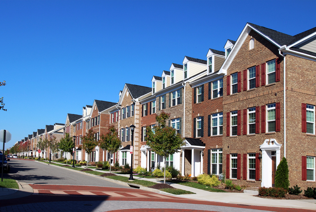 Modern townhouses